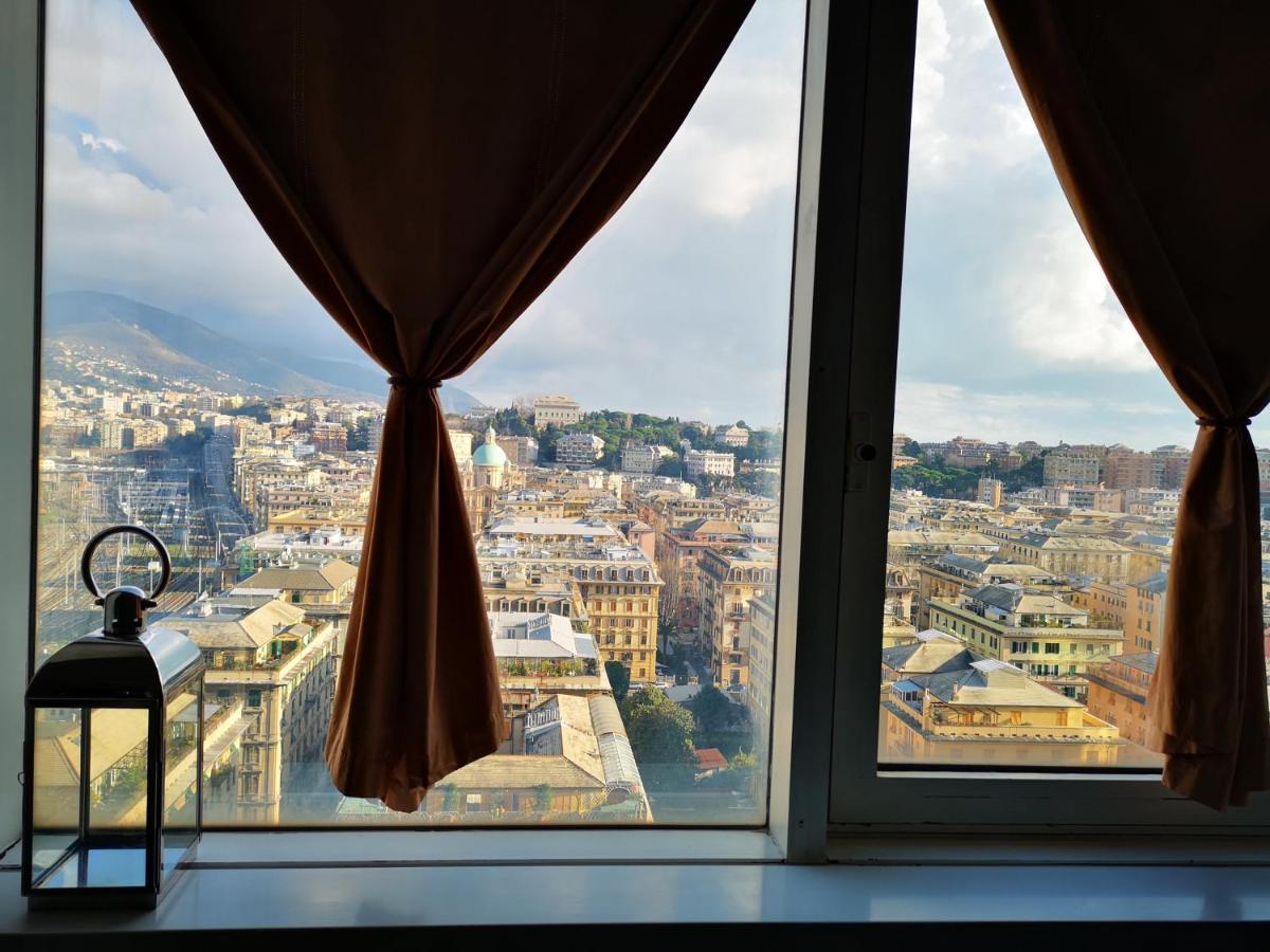 Suite Lambruschini Central With Top City View - Free Covered Parking Генуа Екстериор снимка